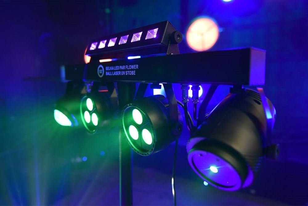 JBL partybox 1000, JBL encore, głośniki, oświetlenie , wytwornica dymu