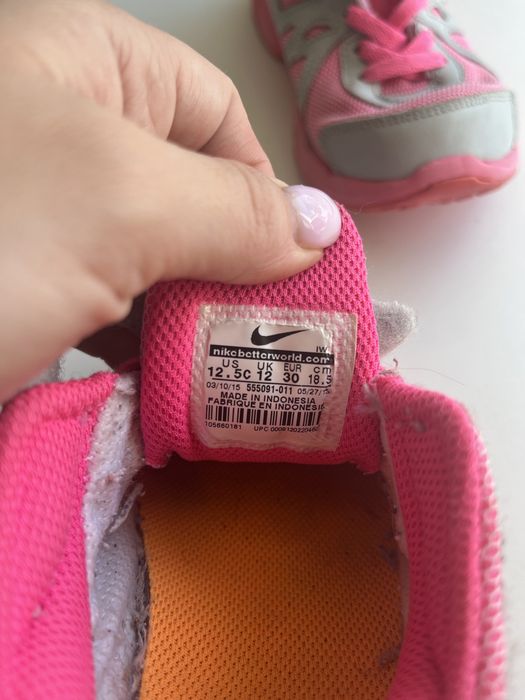 Кросівки Nike для дівчинки 19 см 30р