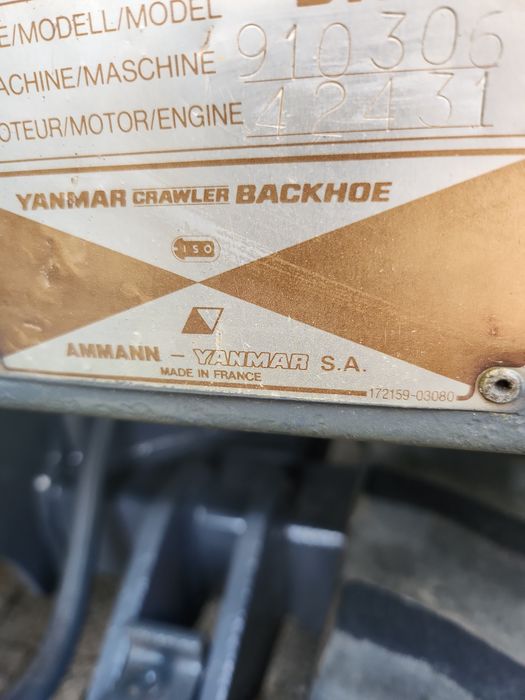 Yanmar B17 – minikoparka 1,7 t | Kabina | Stan bardzo dobry