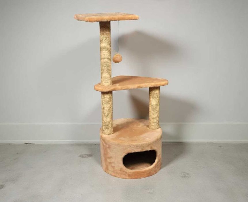 Домик когтеточка Игровой комплекс для кота дряпка кігтеточка будиночок