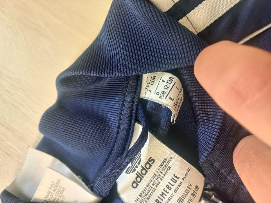 Granatowy dres adidas 3-stripes junior 158