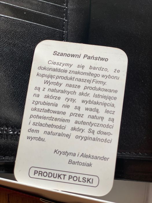Portfel Skórzany Bartex 13/6