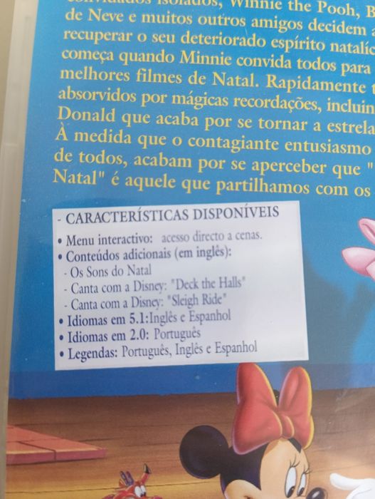 DVD Disney o natal mágico do Mickey