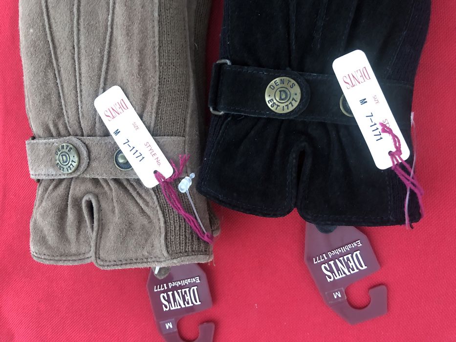 Перчатки dents коричн чорні НОВІ