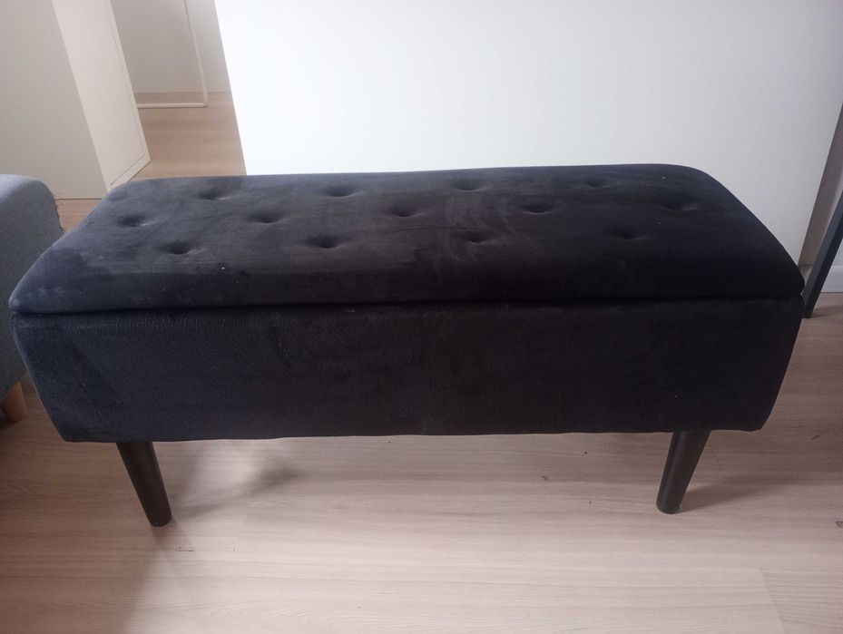 Ławka Badsted Jysk czarna