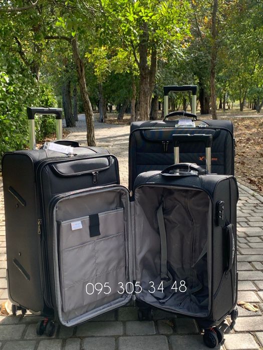 Чемодан Three Birds L, большой 115 литров с расширением