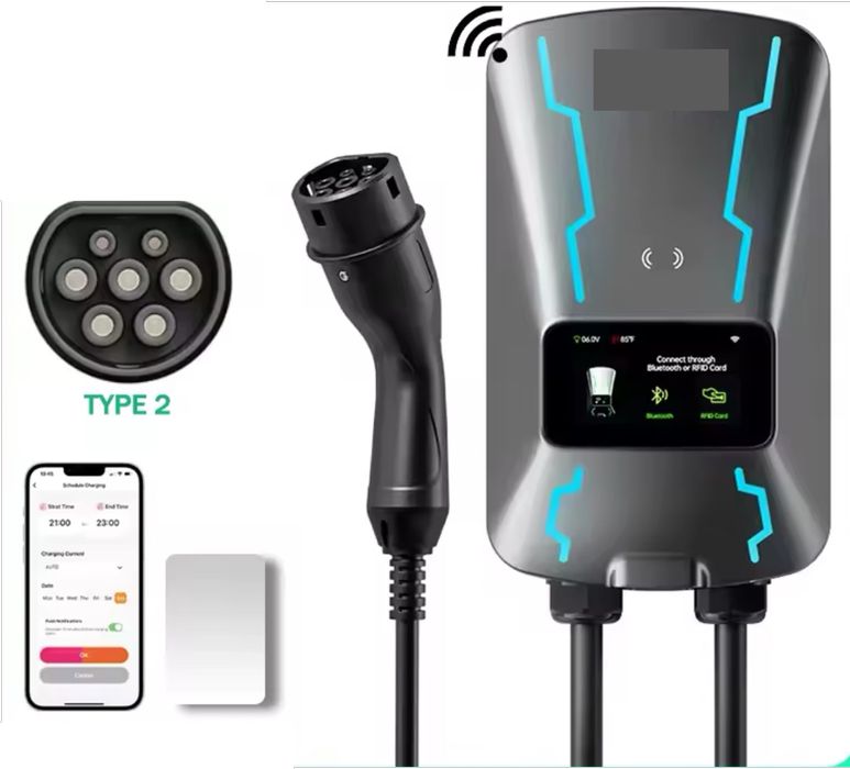 Wallbox Carregador 22kw - 32A - 3 Fases -Tipo2 - Eletricos e Hibridos64738600499458121