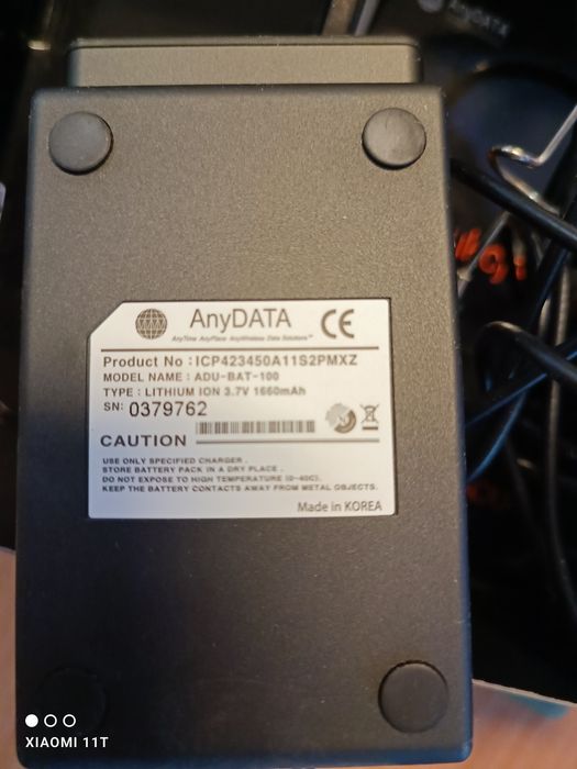 Modem Dwusystemowy do mobilnego internetu AnyData ADU 635 wa ADU-Bat-100