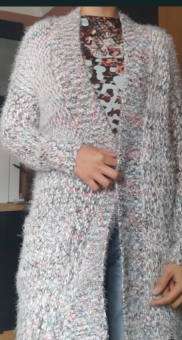 Kardigan reserved kardigan wlochacz sweter puszysty
