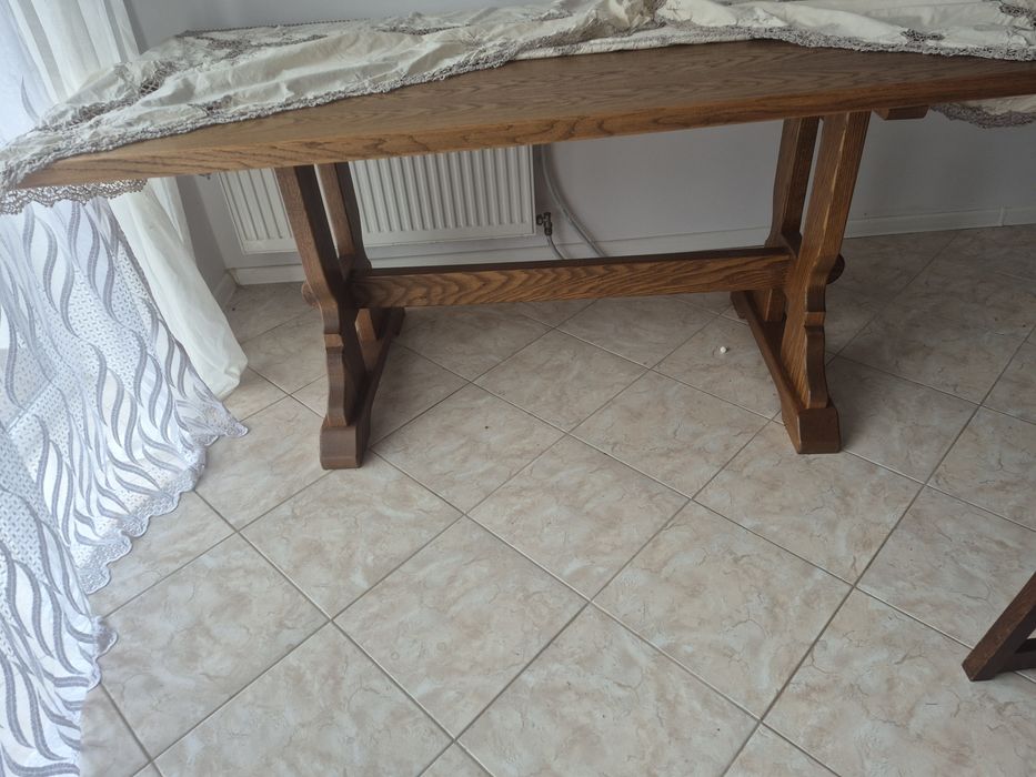 Komplet 6 szt krzeseł i stoł