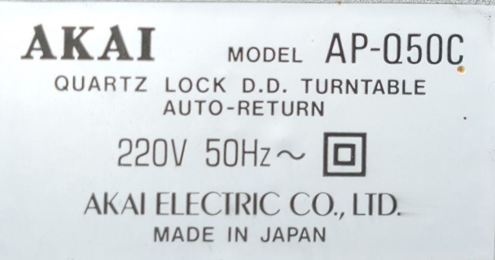 Gramofon Akai AP-Q50V