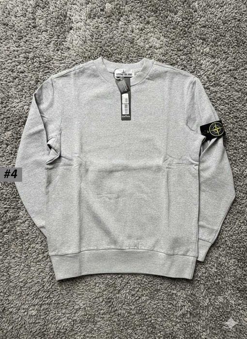 Свитшот Серый Stone Island — Стон Айленд Толстовка Сіра Стоник