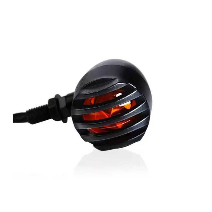 Par Piscas LED com Grelha Plástico - Lentes Âmbar