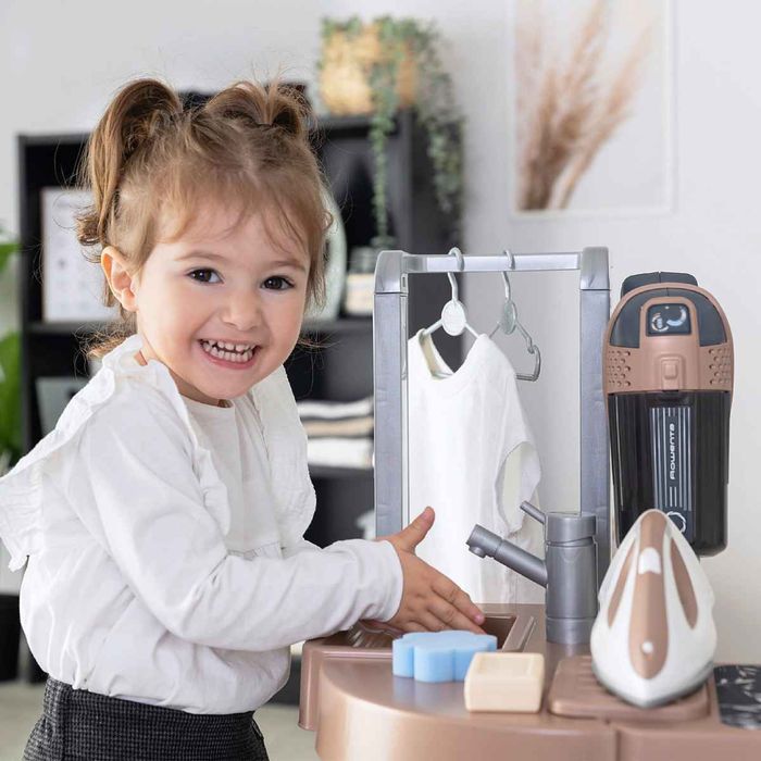 Пральна кімната для дітей Smoby Rowenta 3 в 1 з пилососом  7600330327
