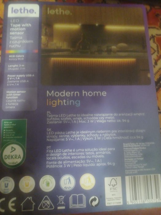 Taśma Led z czujnikiem ruchu! 3m