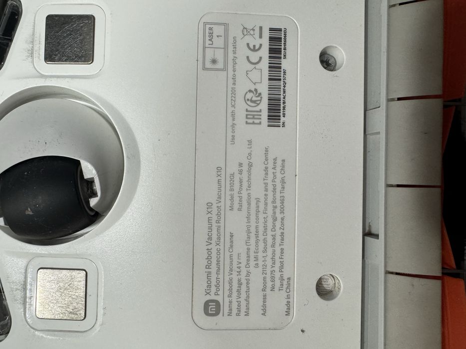 Робот-пилосос Xiaomi Robot Vacuum X10 + база самоочистки | LiDAR
