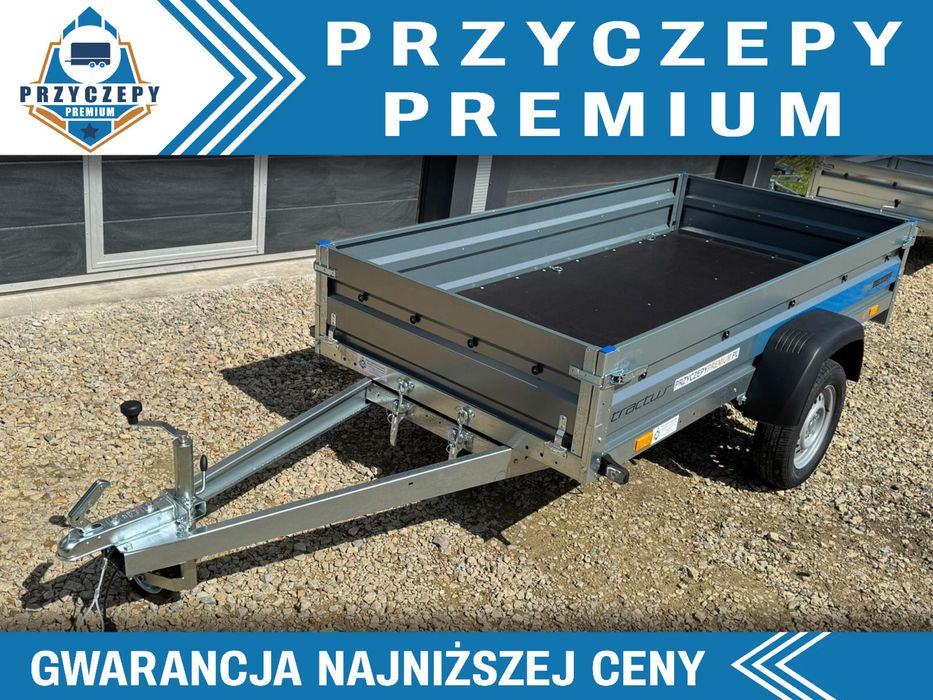 Przyczepa FARO 263x125 Resor + Amortyzator, KIPROWANA Mocna OKAZJA