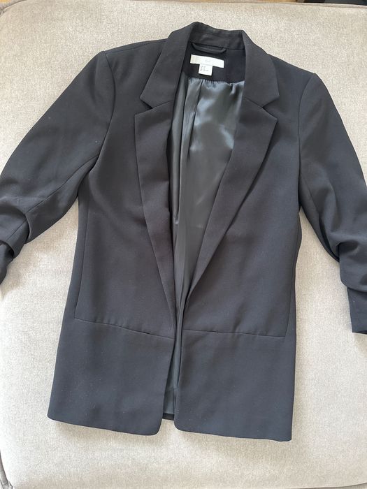 Marynarka z marszczonym rękawami XS H&M