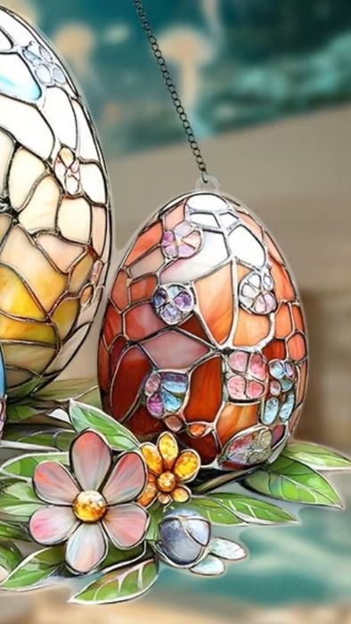 Witraż, łapacz słońca 15×13 cm