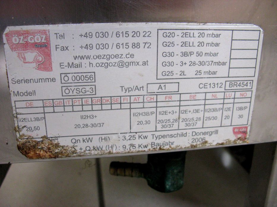 grill gazowy kebab