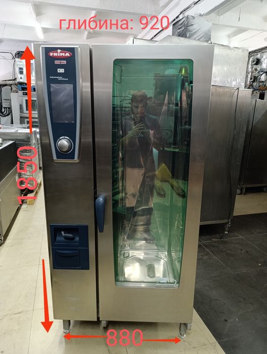 Газовий пароконвектомат. Rational. Rational SCC WE 201 G. Газ