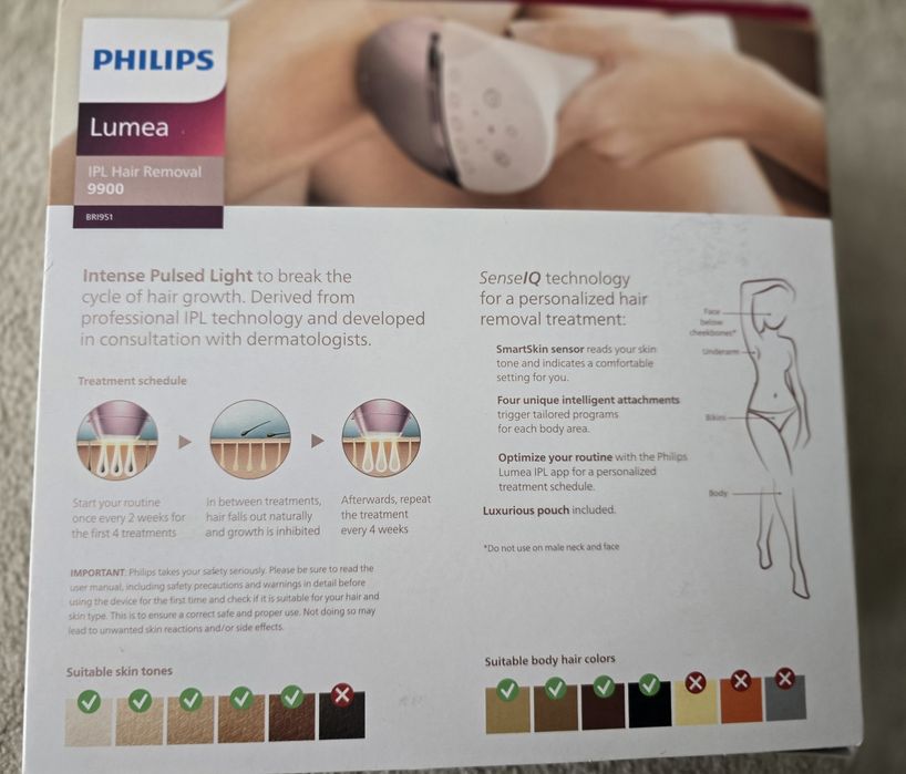 Philips Lumea 9900 NOVA com Fatura