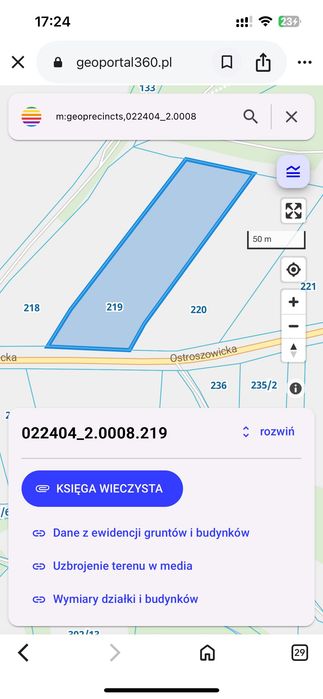 Działka rolna 1.09 ha, Rudnica gmina Stoszowice - Widok 3