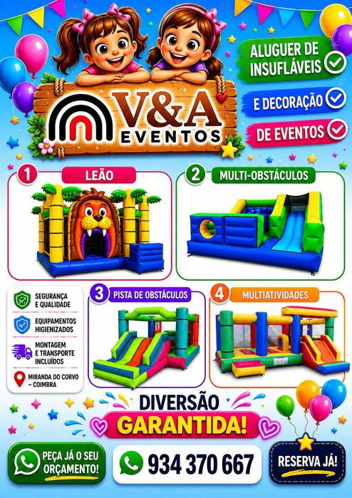 Aluguer de Insufláveis (V&A Eventos)