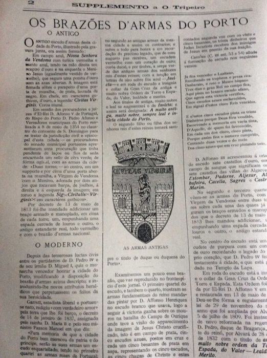 Um pouco da história do Porto e arredores, 1925. Excel. preço.