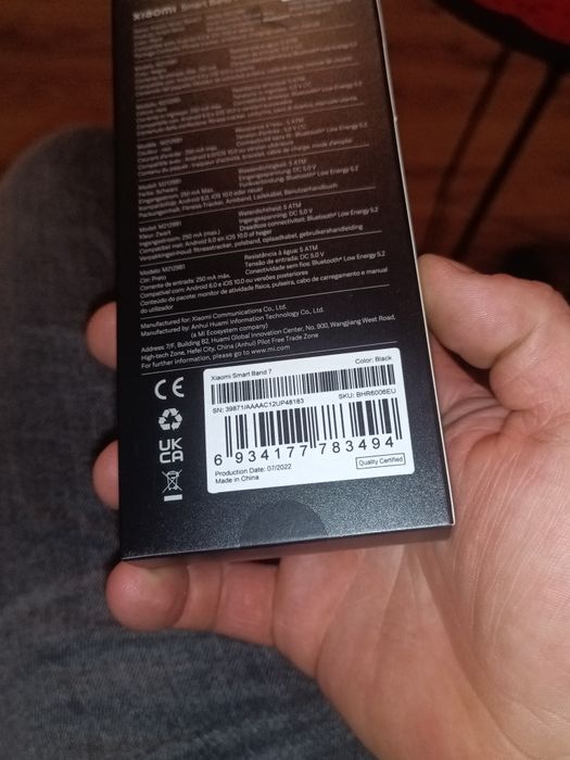 Smartband Xiaomi Mi Band 7 Opaska Sportowa Czarny