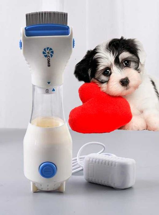 Расческа для вычесывания блох,вшей клещей,у животных /від кліщів вошей