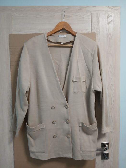 Kardigan stan bardzo dobry beżowy