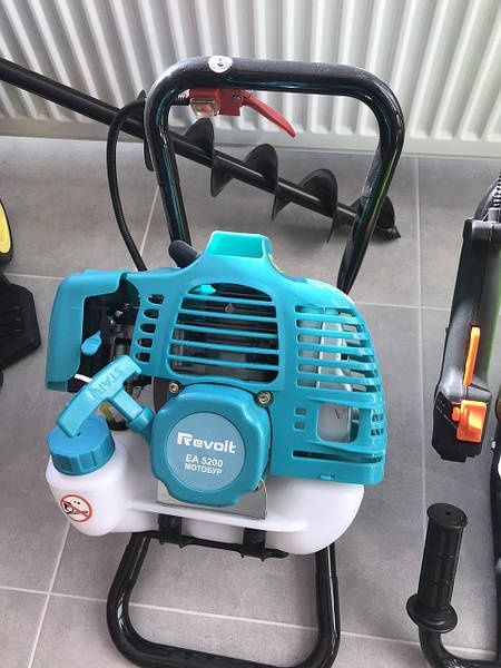 Мотобур Швеция Револт 5200Вт Бензобур 7,2Лс Новый Бензиновый Недорого