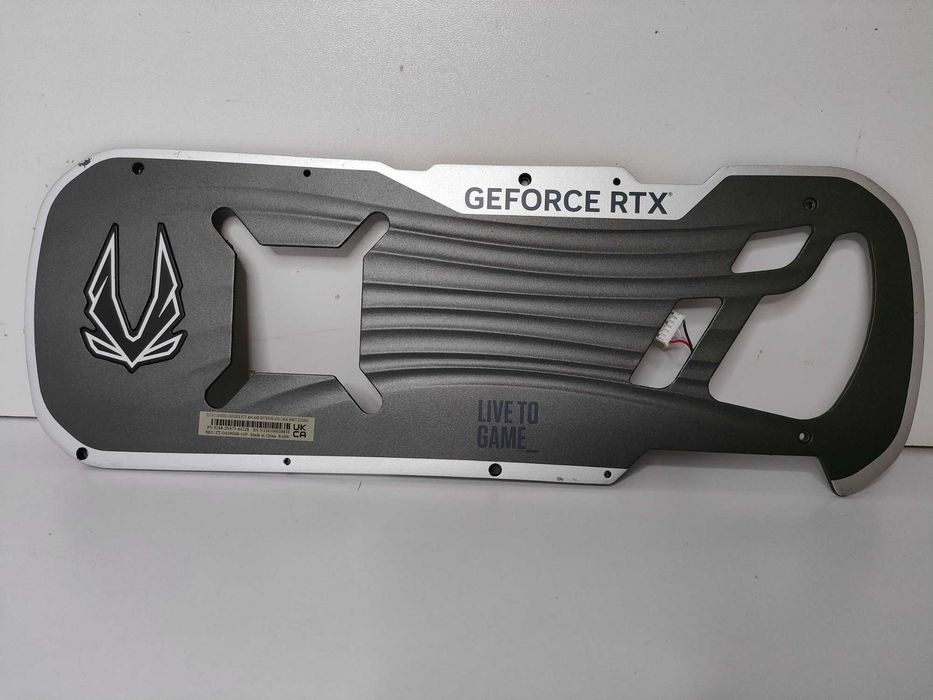 Backplate do Zotac GeForce RTX 4090 Gaming AMP Extreme AIRO 24GB