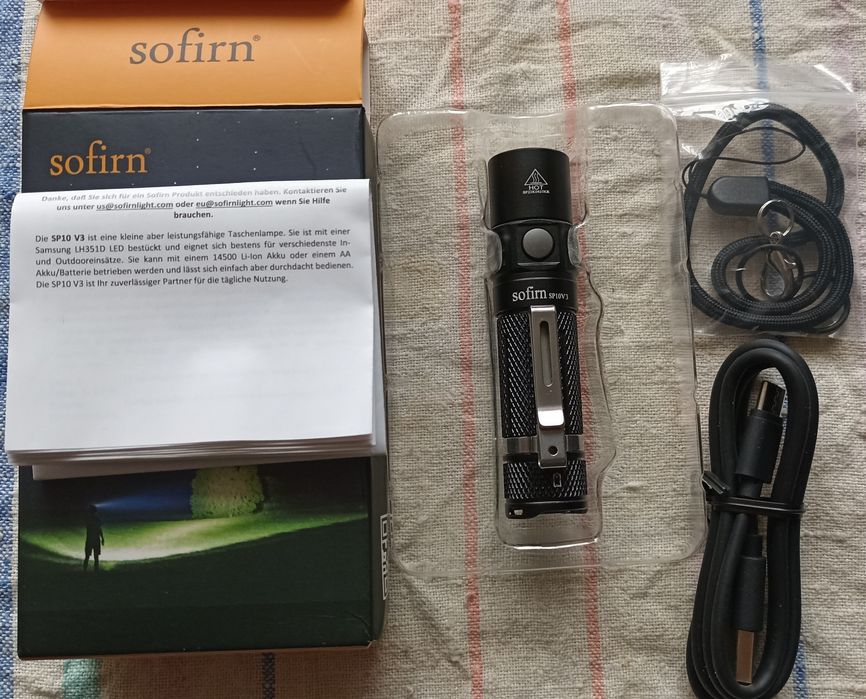 Фонарик Sofirn SP10 v3.0