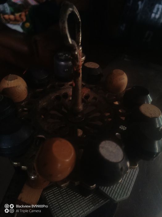 Conjunto de carimbos com suporte em latão espetacular