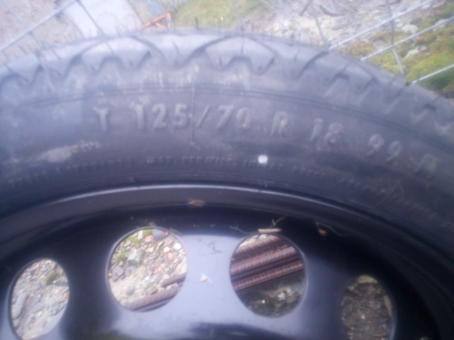 Koło zapasowe Dojazdowka 18" 5x100 Leon Golf IV audi S3 A3 TT seat kpl