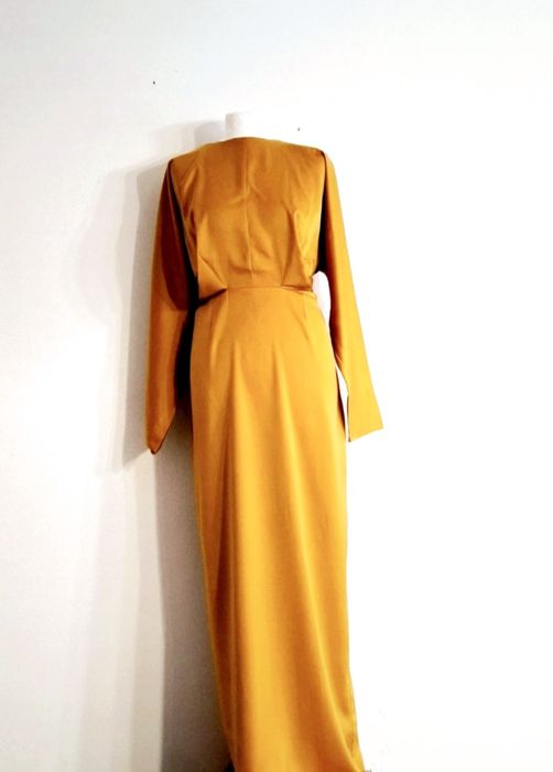 OKAZJA asos taliowana długa maxi sukienka wesele komunia 42 xl 40 l m