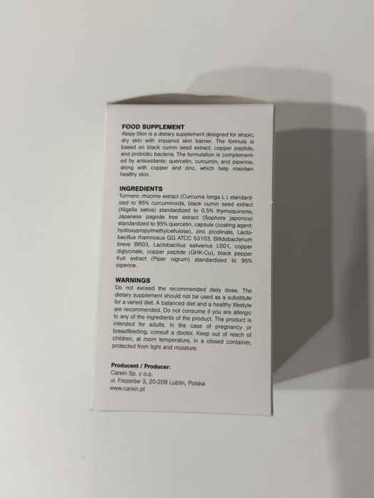 Atopy Skin Carein Dermosuplement