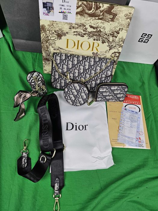 Komplet Torebka portfel itp damska Christian Dior torba biznesowa nowość kuferek
