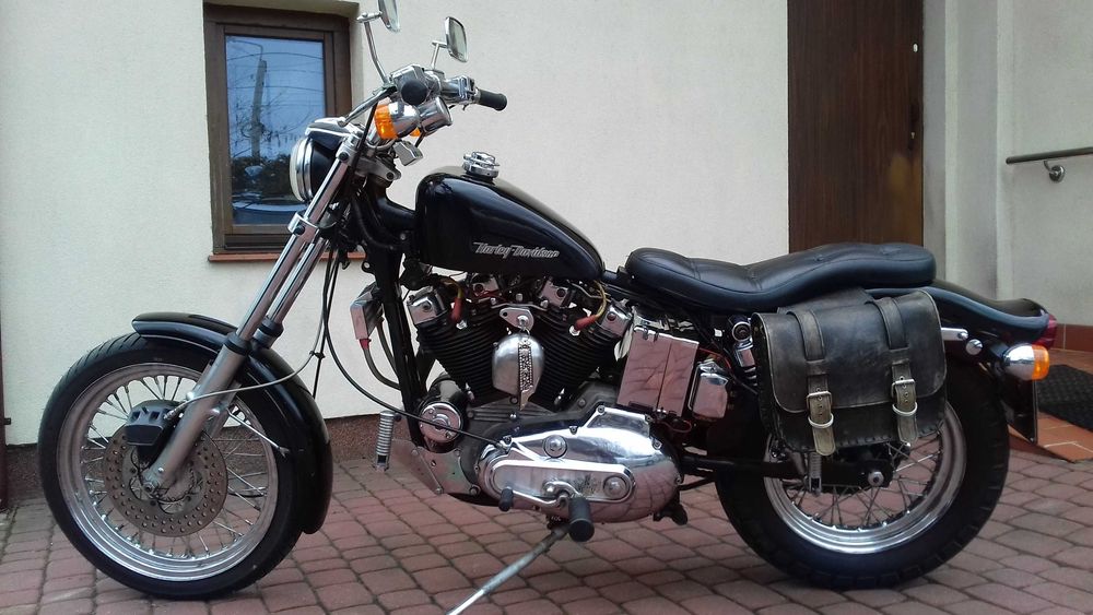 Harley Davidson Ironhead Shovelhead Sportster 1977