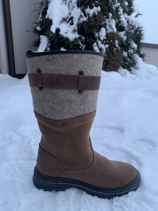 Чоловічі чоботи зимові хутро+войлок