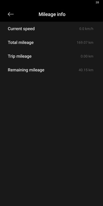 Trotinete xiaomi , 1 ano de uso e 169km percorridos .