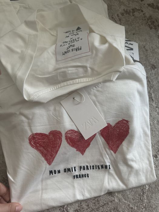 футбрлка zara love 12 -13р 156 9-10 р 140см для дівчинки