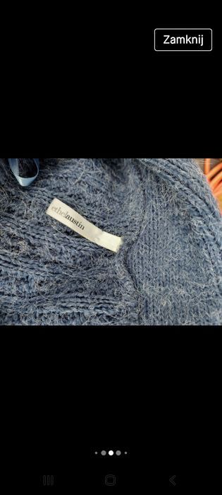 Sweter damski gruby rozmiar M firma ETHELANSTIN