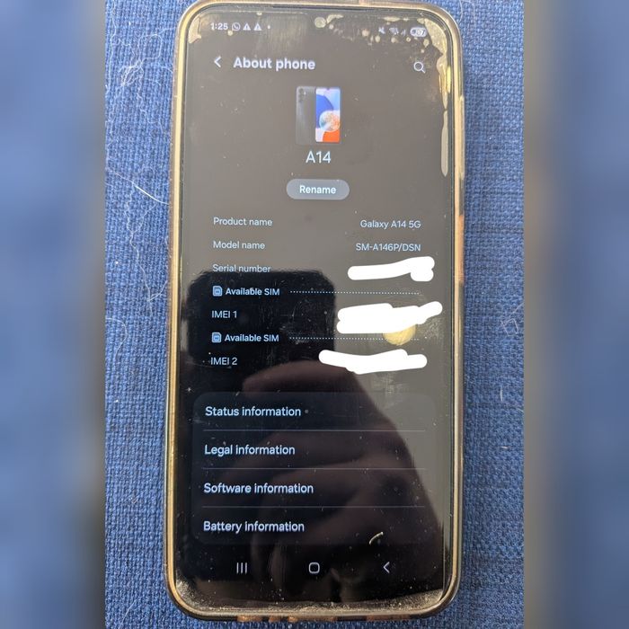 Samsung Galaxy A14 5G com 128GB, em bom estado