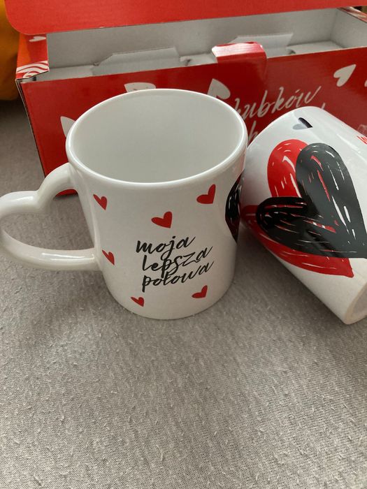 Fajny prezent nie tylko  na Walentynki - zestaw kubków dla zakochanych