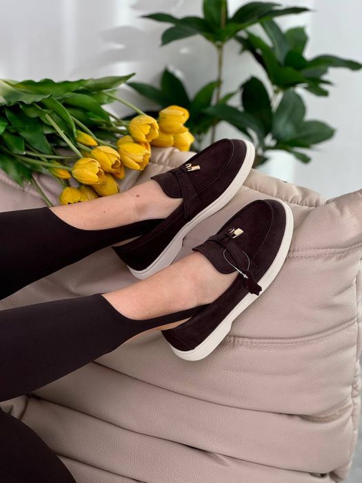 Лофери натуральна замша