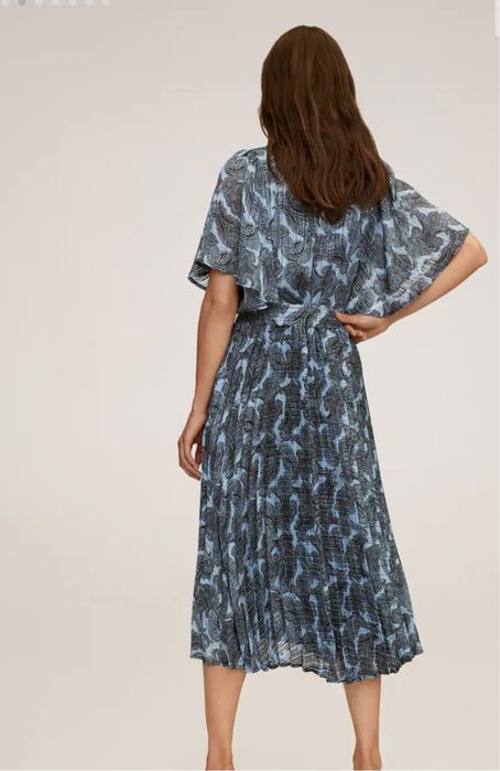 Vestido saia plissada