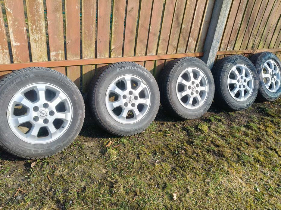 Felgi aluminiowe Opel 5x110 15" 5szt (oryginalne, komplet)